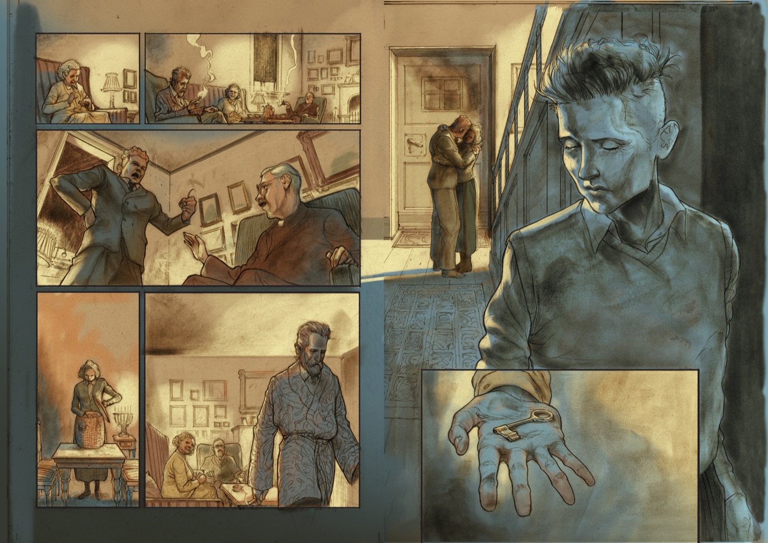 Illustration fra Drengene fra Sankt Petri