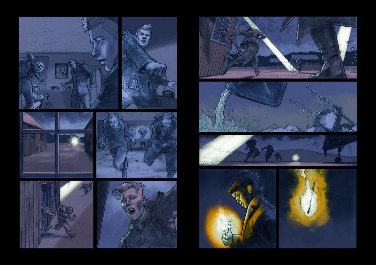 Illustration fra Drengene fra Sankt Petri