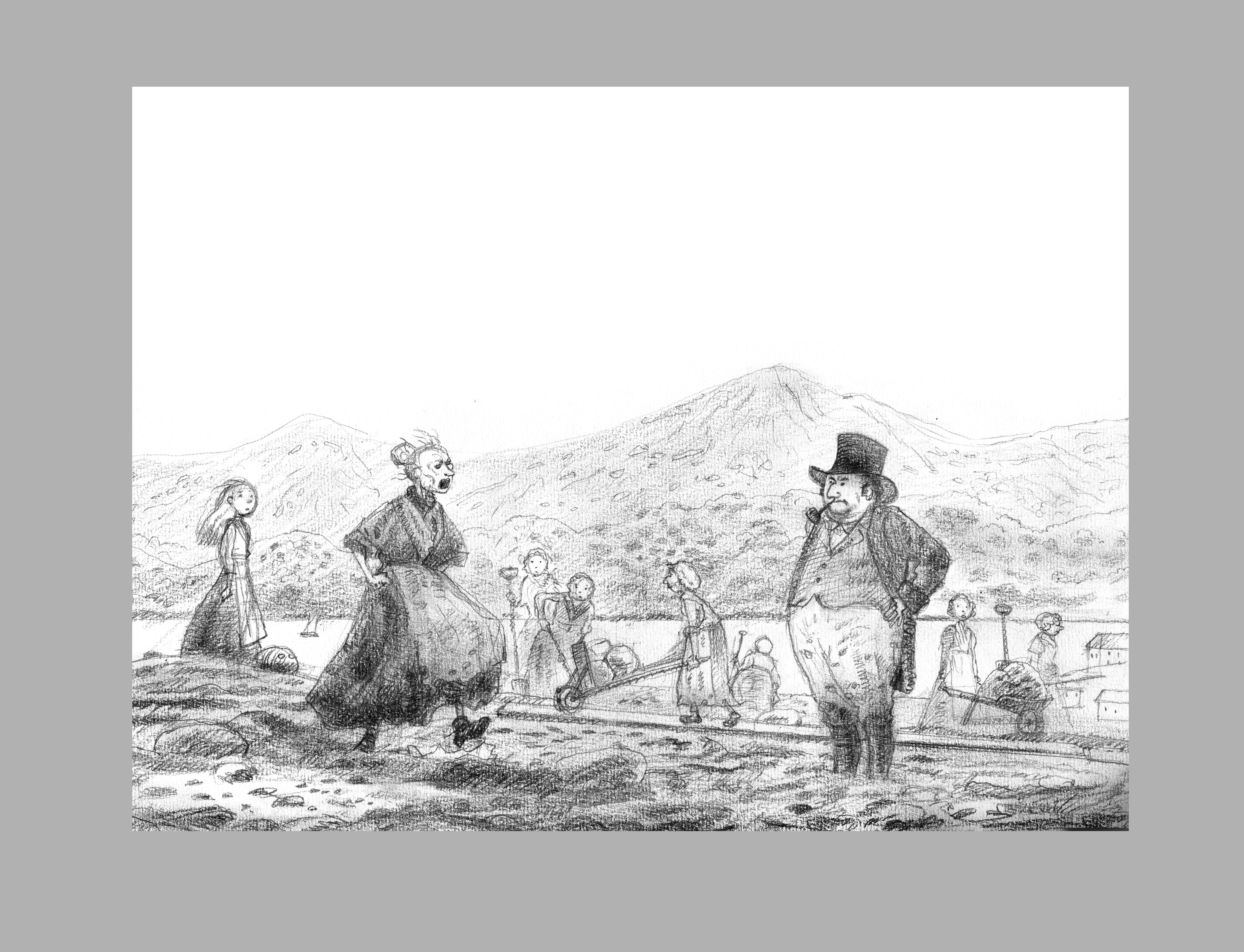 Illustration fra Fængslet ved Verdens Ende