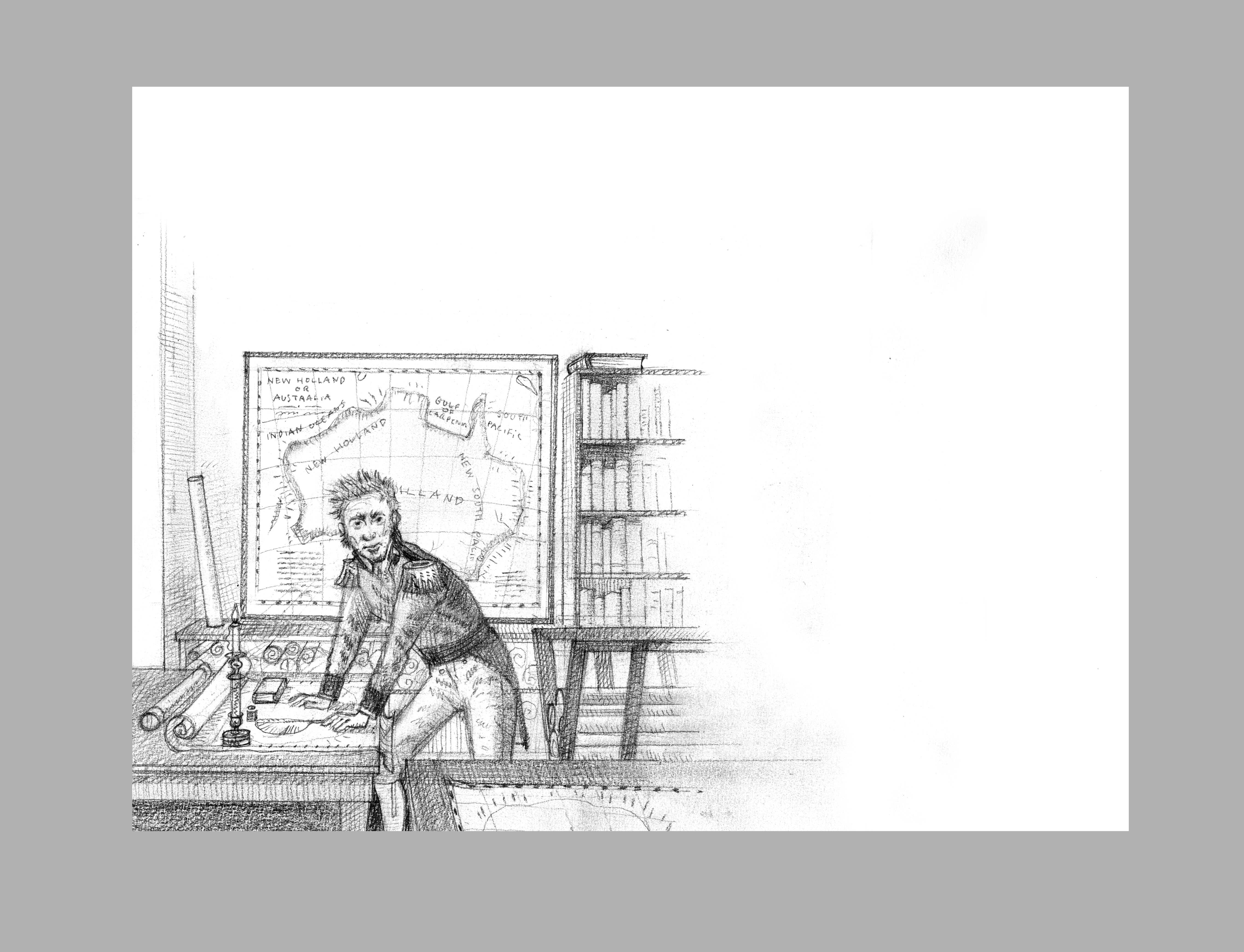 Illustration fra Fængslet ved Verdens Ende