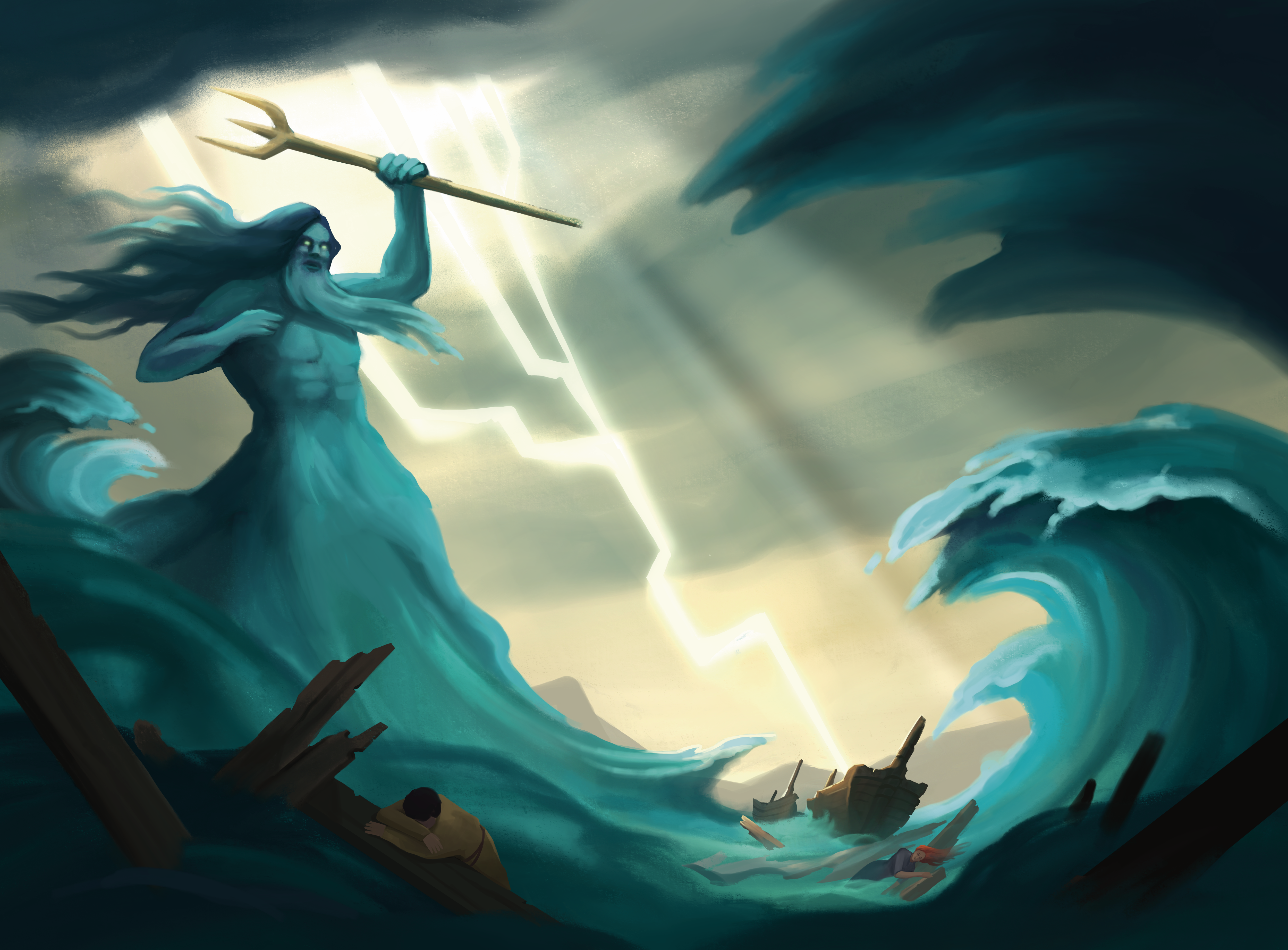 Illustration fra Historien om Ingen