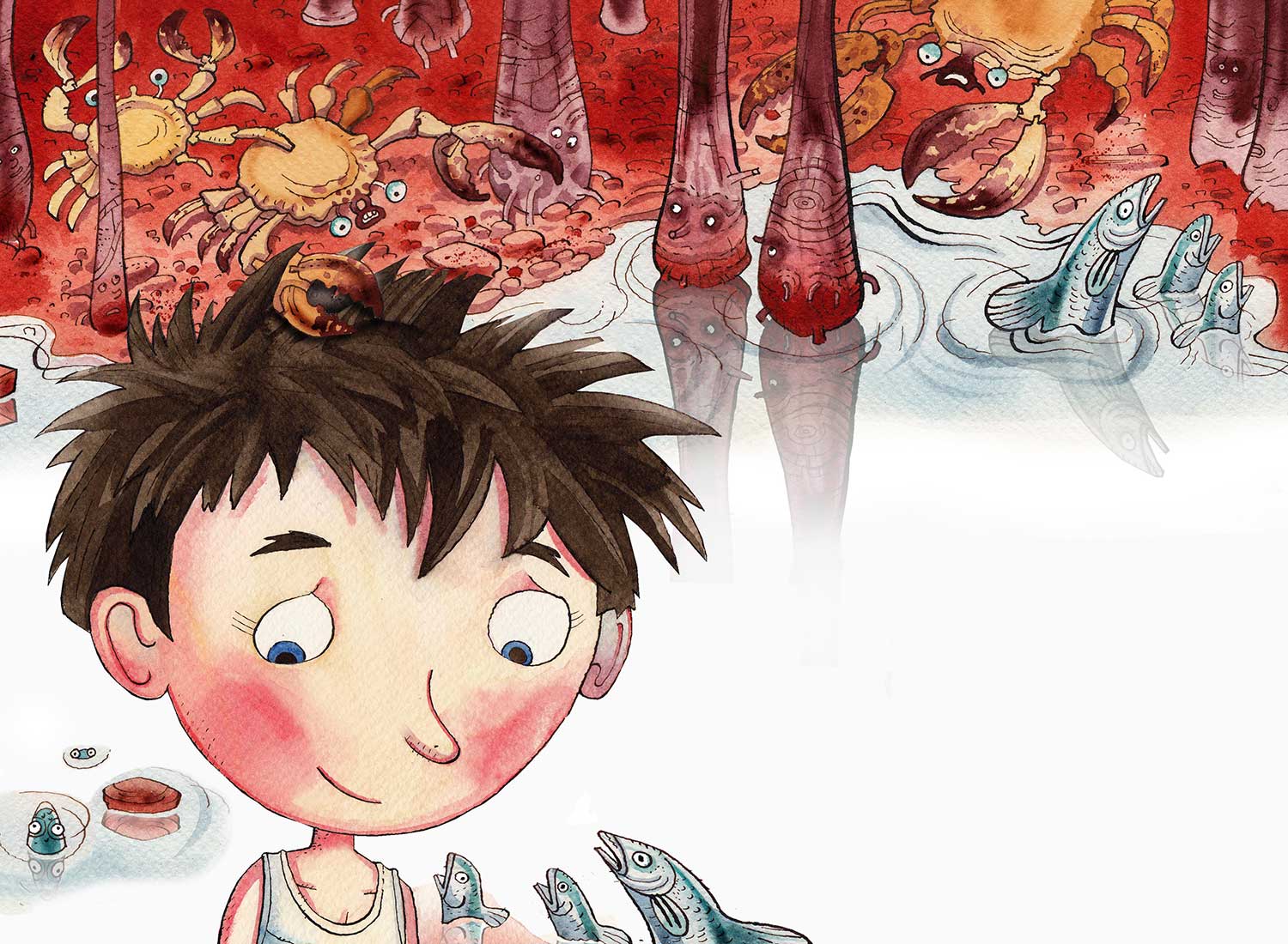 Illustration fra Lille Skid