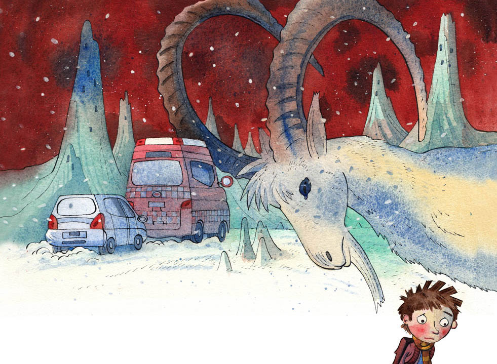 Illustration fra Lille Skid